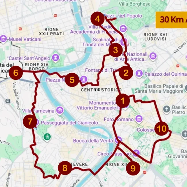 itineraio tour roma
